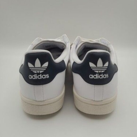 Adidas Superstar Men’s Size 11.5 Cloud White Navy Off White Golf Shoes ID5003 - Picture 4 of 10